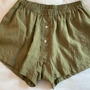 Deiji studios olive shorts from 03 set M/L